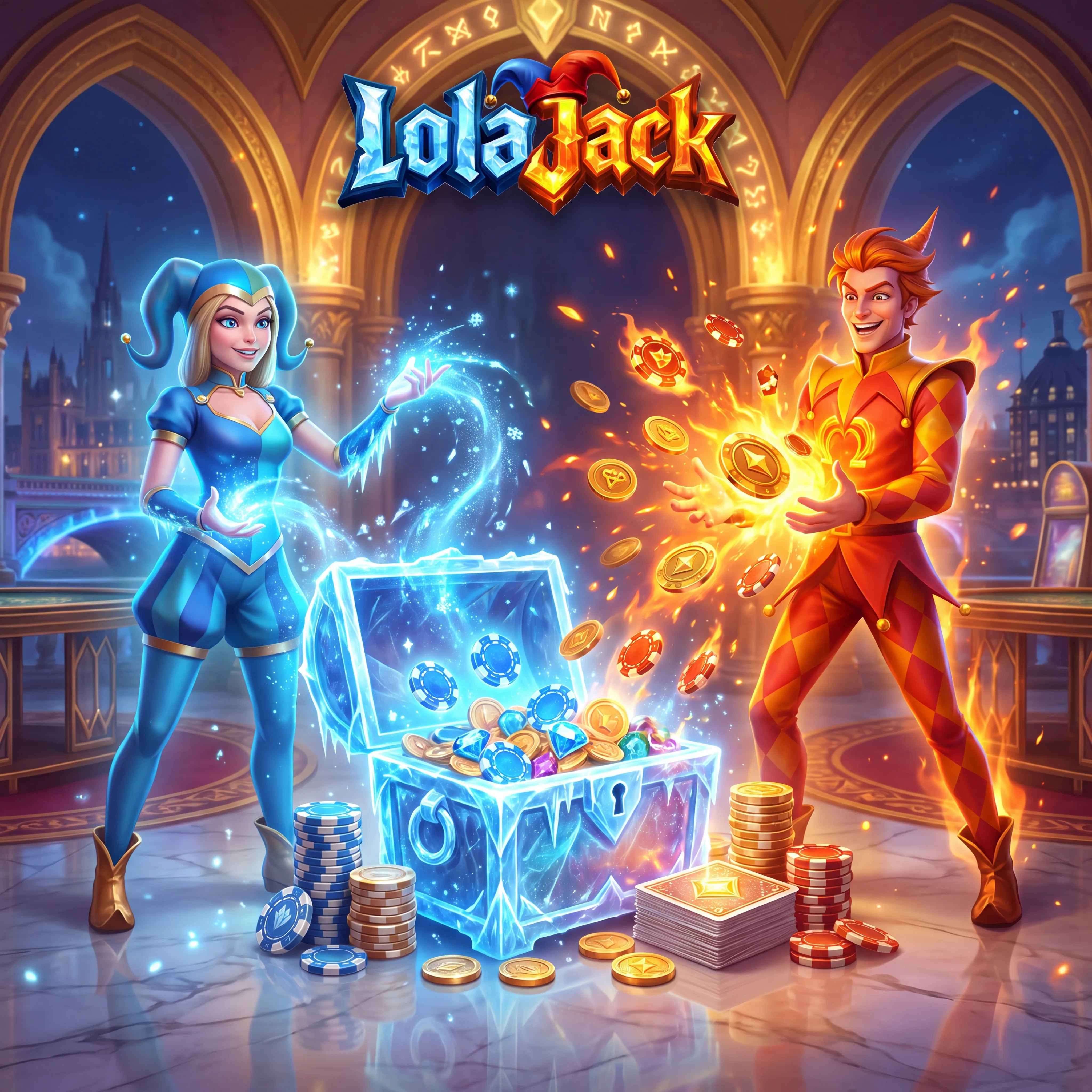 LolaJack crystal reward vault artwork
