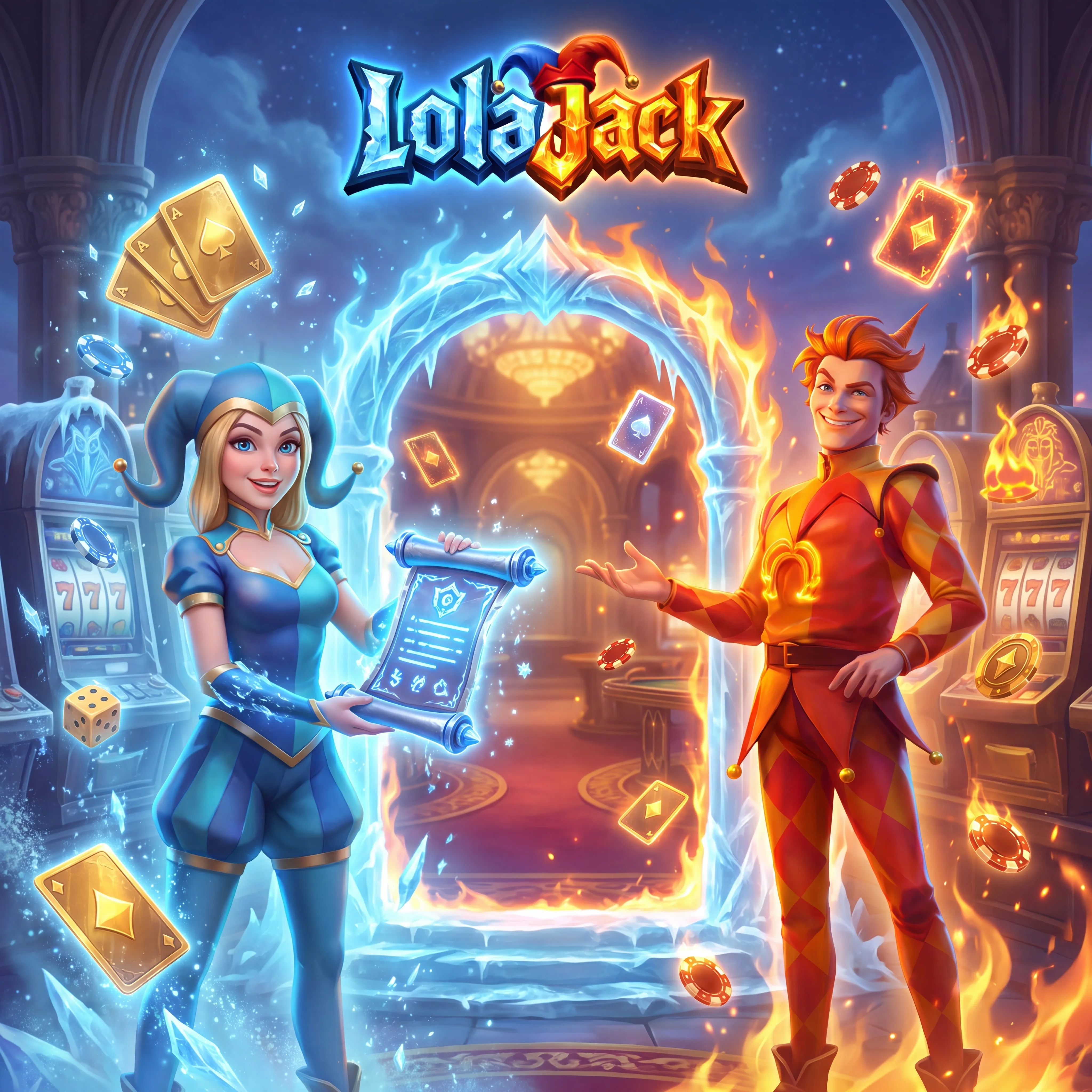 LolaJack enchanted entrance artwork